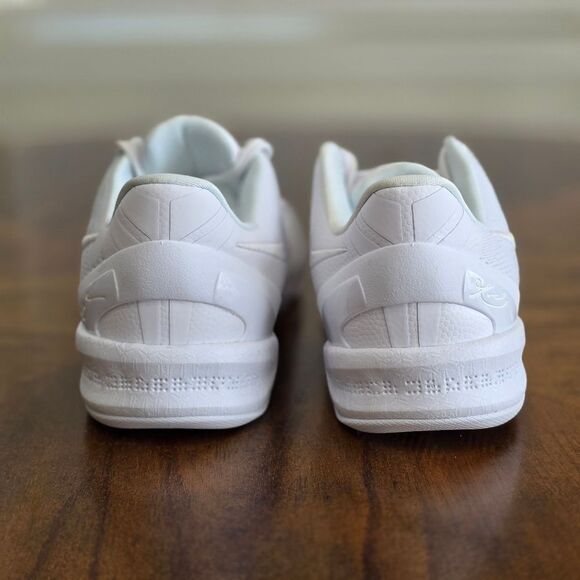 Nike Kobe 8 Protro Low 'Halo' Triple White FN0266-100 Basketball Shoes Women's 5 - Picture 6 of 16